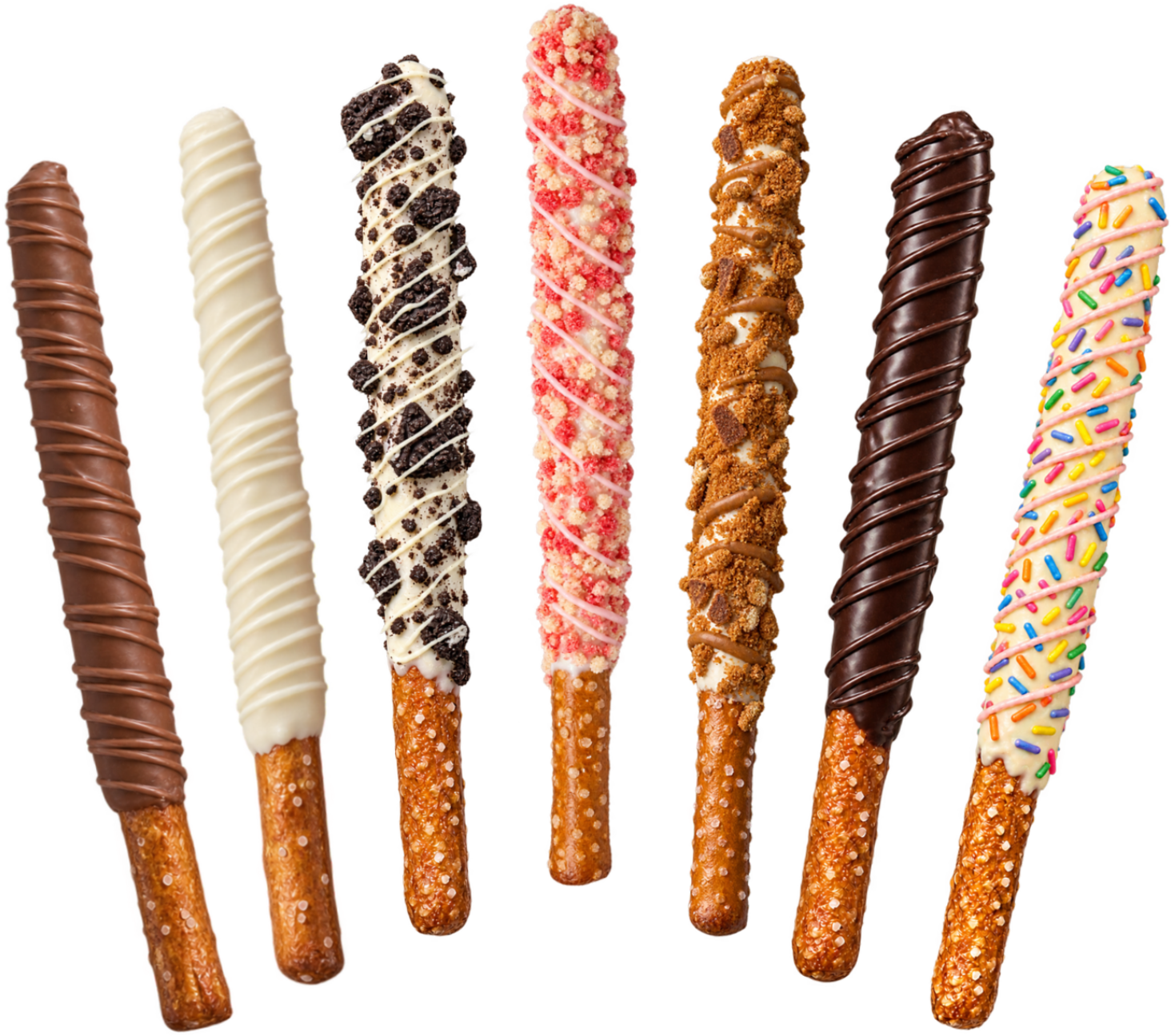 Loaded Chocolate-Covered Pretzel Rods